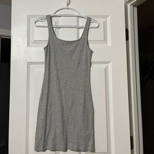 Grey bodycon dress - mini - size S
